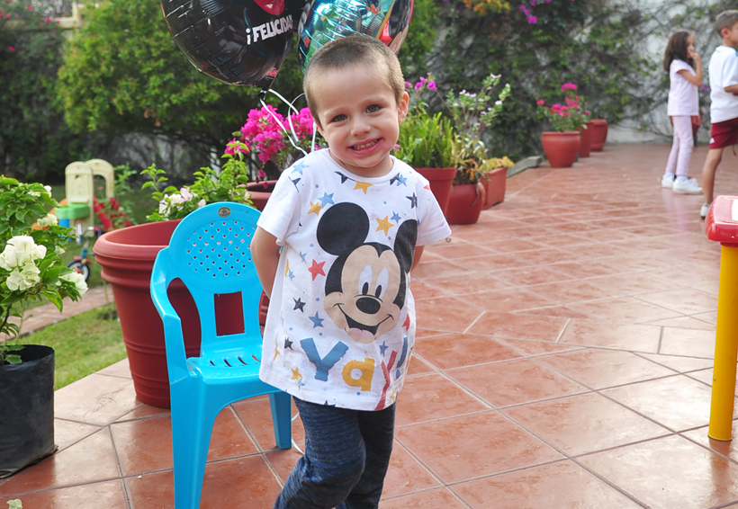¡Felices tres años, Patricio!