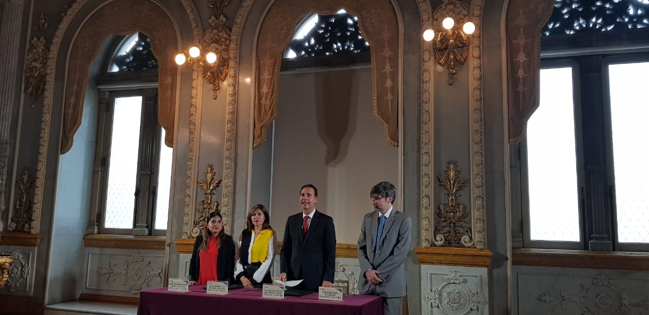Firman UABJO y CIDH convenio de cooperación sobre investigación y DH