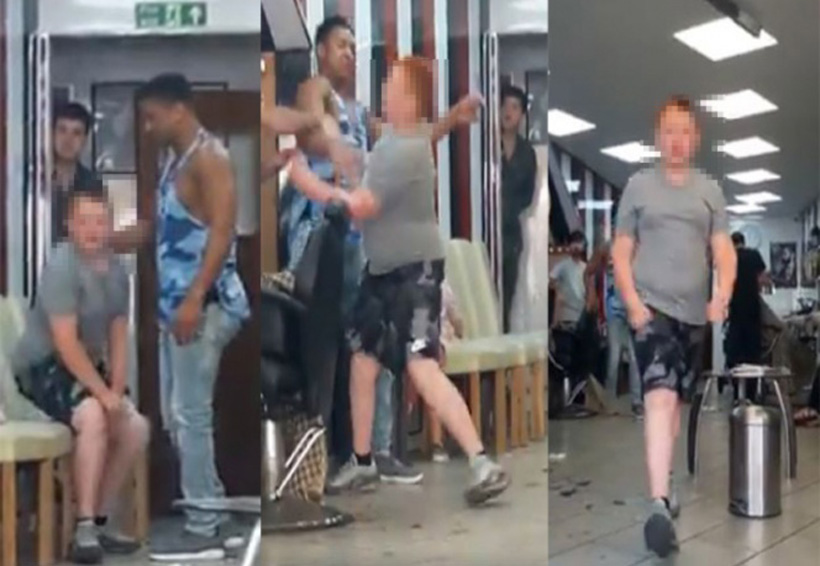 Video: Niño intenta golpear a peluquero porque no le gustó su corte