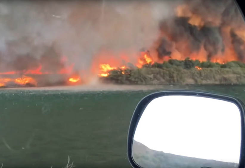 Video: captan tornado de fuego originado por incendio | El Imparcial de Oaxaca