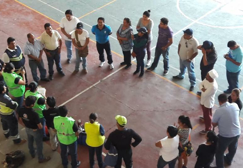 Activan simulacro por sismo en  Mercado municipal de Tlaxiaco | El Imparcial de Oaxaca