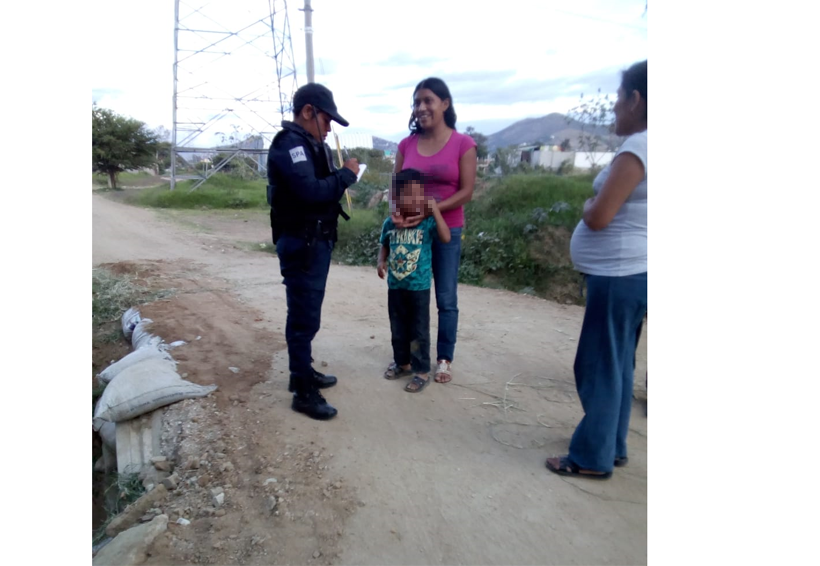 Niño extraviado moviliza a policías en Atzompa | El Imparcial de Oaxaca