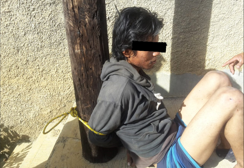 Detenido tras presunto robo, ¡Casi lo linchan en Mexicapan! | El Imparcial de Oaxaca