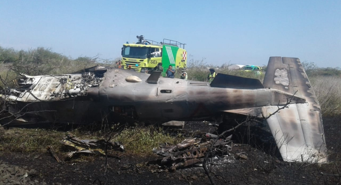 Se desploma avión militar en Ixtepec, Oaxaca | El Imparcial de Oaxaca