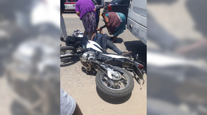Veloz motociclista se impacta contra camión rumbo a Cuilapam | El Imparcial de Oaxaca