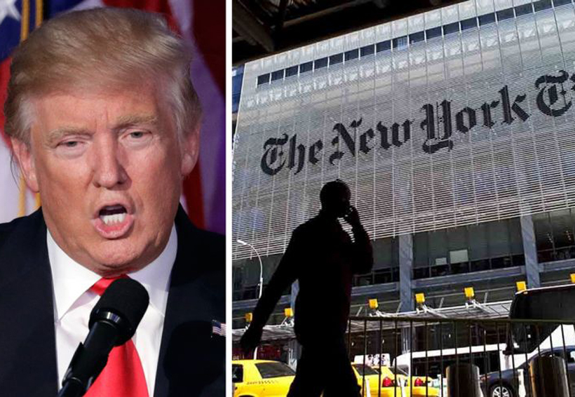 Trump arremente contra The New York Times | El Imparcial de Oaxaca
