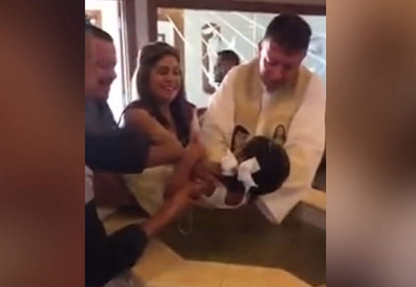 Video: Una niña le dice “puto” a un sacerdote durante su bautizo | El Imparcial de Oaxaca