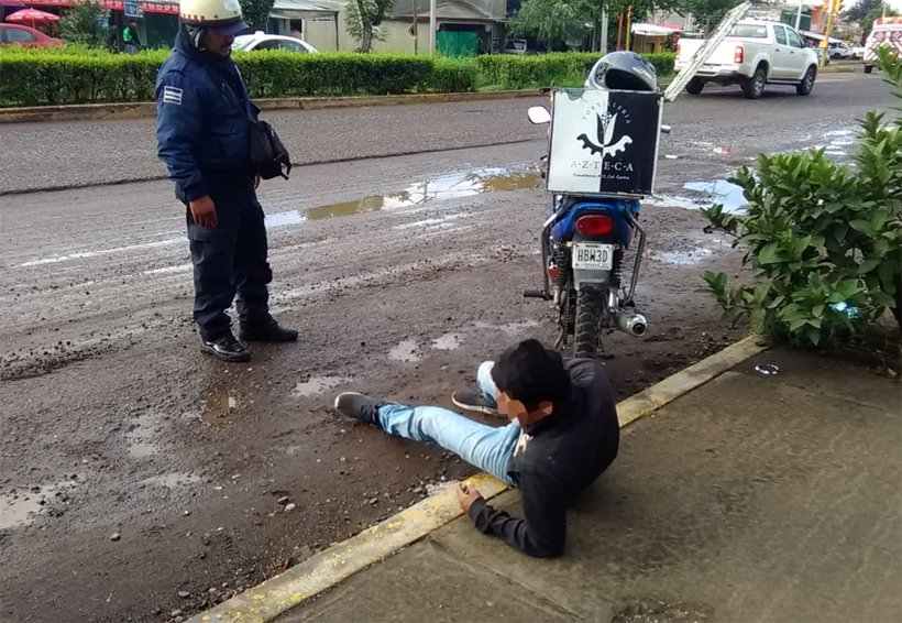 Joven derrapa  en motocicleta en Huajuapan | El Imparcial de Oaxaca