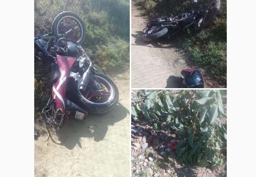 En Ejutla huye de policías y  derrapa en su moto | El Imparcial de Oaxaca