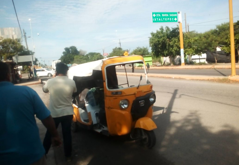 Choca camión contra  mototaxi en Juchitán | El Imparcial de Oaxaca