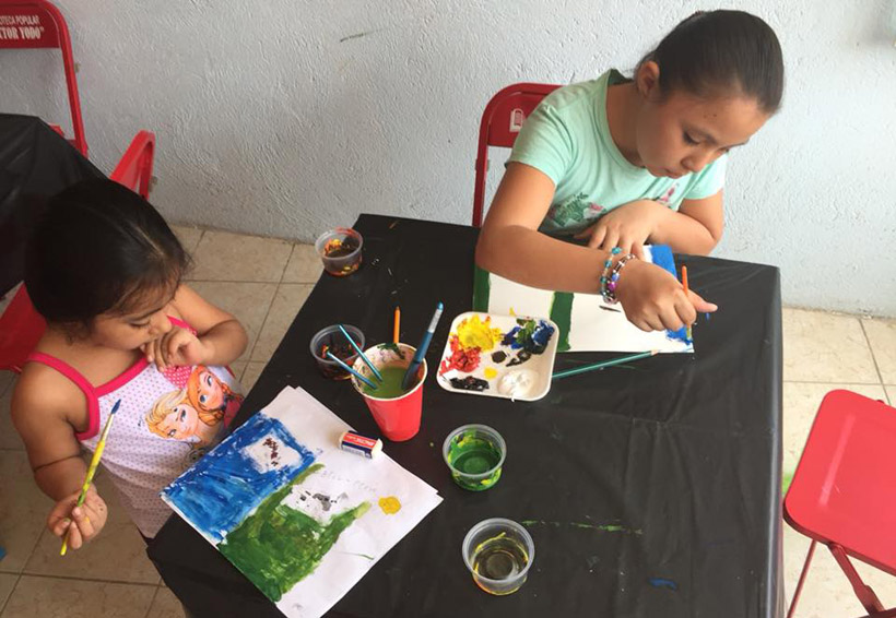Fomentan el Didxazá con taller de pintura para niños del Istmo | El Imparcial de Oaxaca