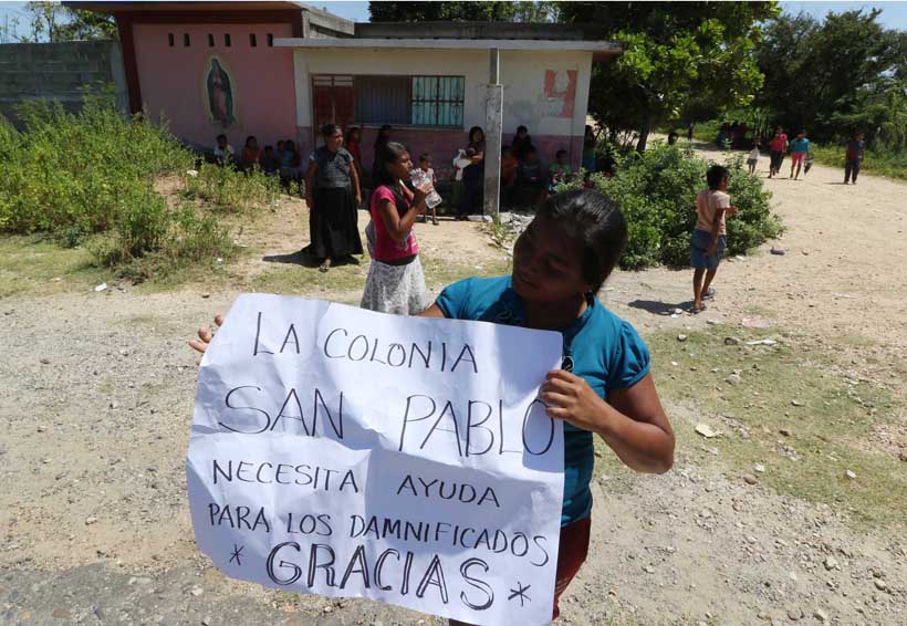 A 11 meses del terremoto, damnificados en el olvido | El Imparcial de Oaxaca