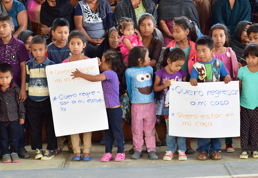 En Oaxaca, piden desplazados mixes retorno con paz y justicia | El Imparcial de Oaxaca