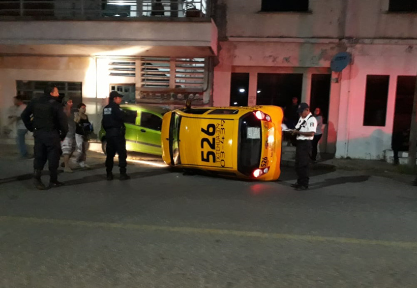 Ebrio taxista provoca  aparatoso accidente  en Salina Cruz | El Imparcial de Oaxaca