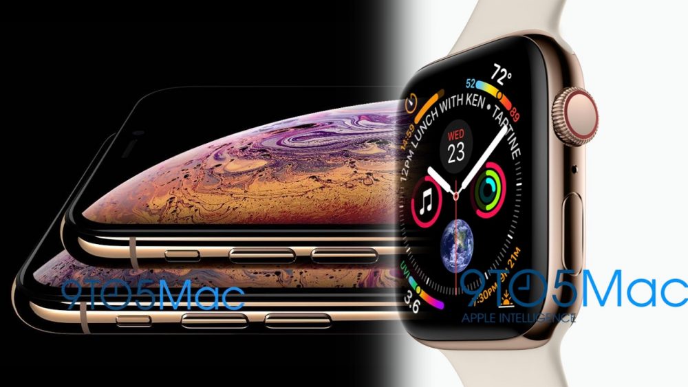 Filtran primeras imágenes “oficiales” de los iPhone XS y el Apple Watch Series 4