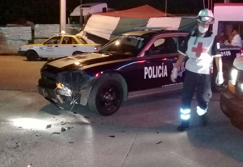 Accidente entre patrulla municipal y motociclista en Huajuapan | El Imparcial de Oaxaca
