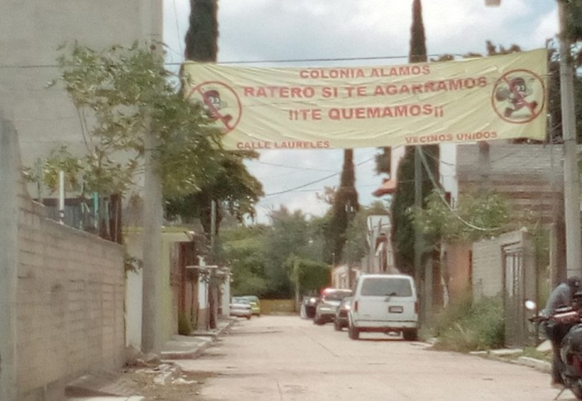 Vecinos de la colonia los Álamos se defienden contra delincuentes | El Imparcial de Oaxaca