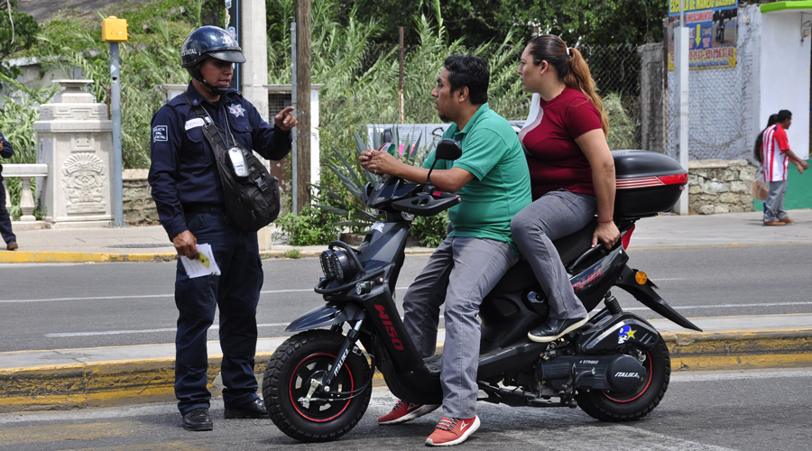 Reinician en Oaxaca, los operativos contra motociclistas | El Imparcial de Oaxaca