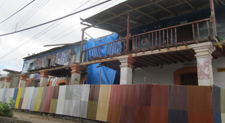 Se desmorona parte de la Casa de la Cultura  de Huautla de Jiménez, Oaxaca | El Imparcial de Oaxaca