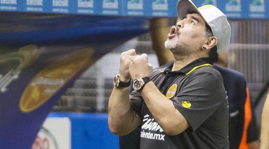 Maradona critica arbitraje en partido contra Alebrijes | El Imparcial de Oaxaca