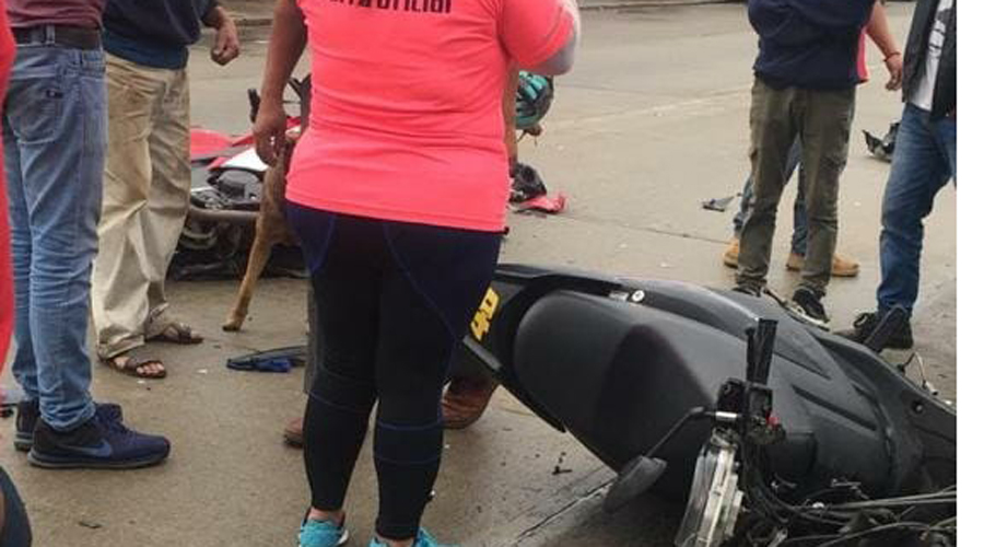 Chocan motocicletas en Infonavit Primero de Mayo | El Imparcial de Oaxaca