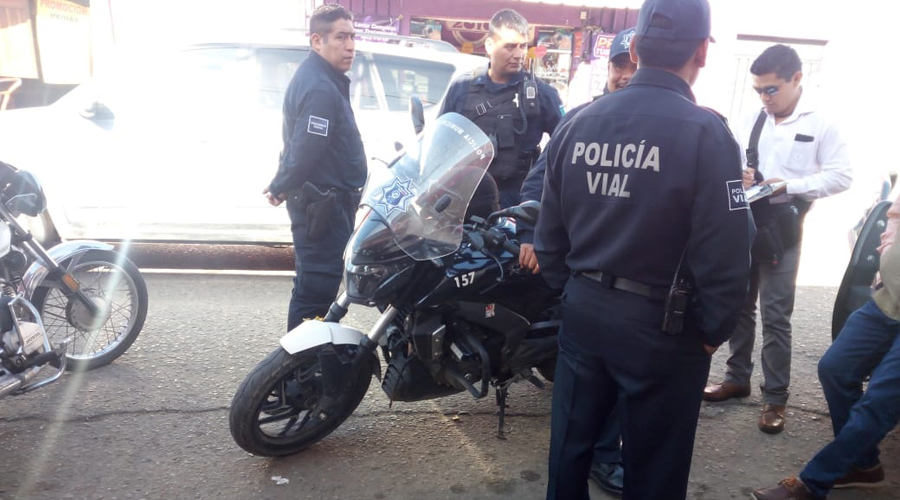 Choque de motopatrulleros en la ciudad | El Imparcial de Oaxaca