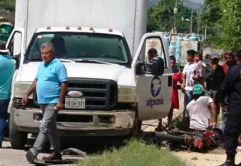 Empleado de Alpura atropella a motociclista en el Istmo | El Imparcial de Oaxaca