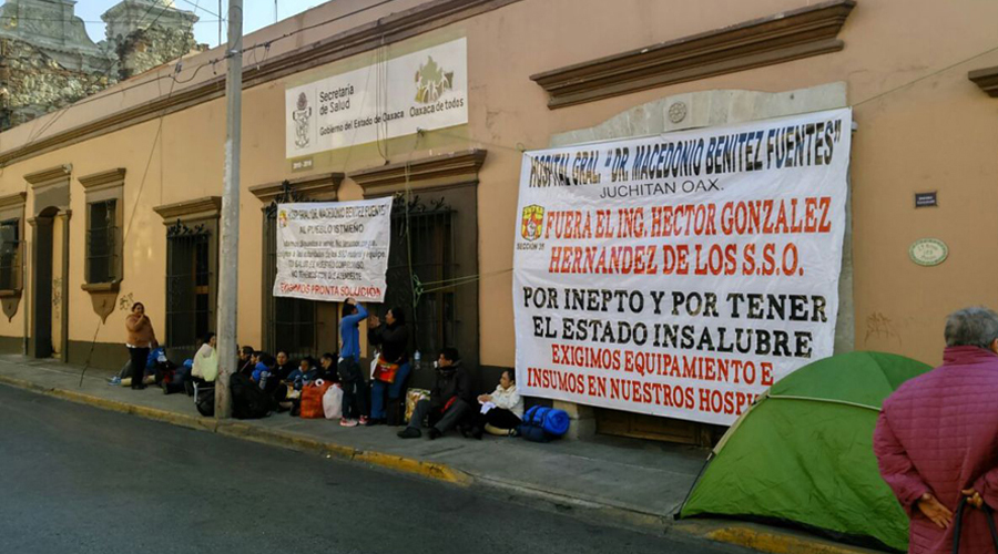 Trabajadores del SSO radicalizan protestas | El Imparcial de Oaxaca