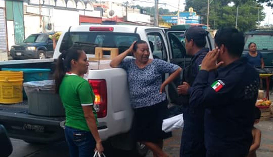 Zafarrancho entre policías  municipales y comerciantes en Salina Cruz | El Imparcial de Oaxaca