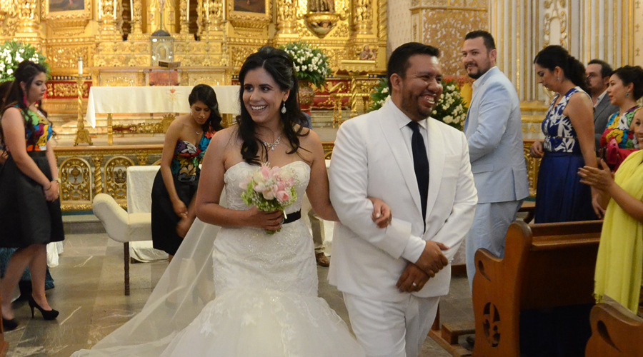 Felipe y Karla juraron amarse y respetarse toda la vida