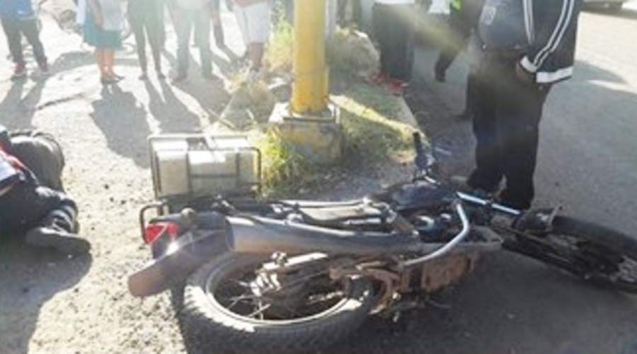 Joven ebrio sufre accidente de moto en Huajuapan de León | El Imparcial de Oaxaca