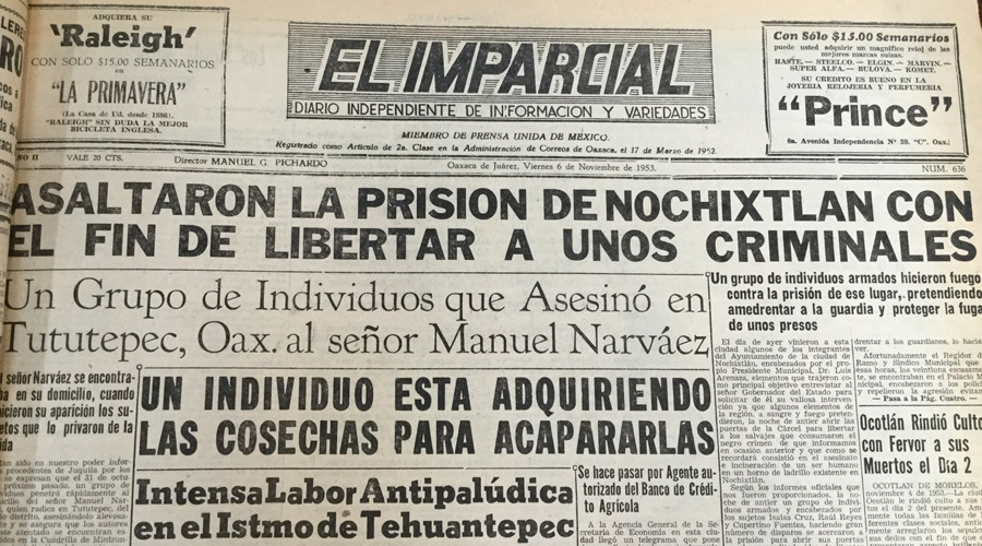 Así era la nota roja en los años 50 | El Imparcial de Oaxaca