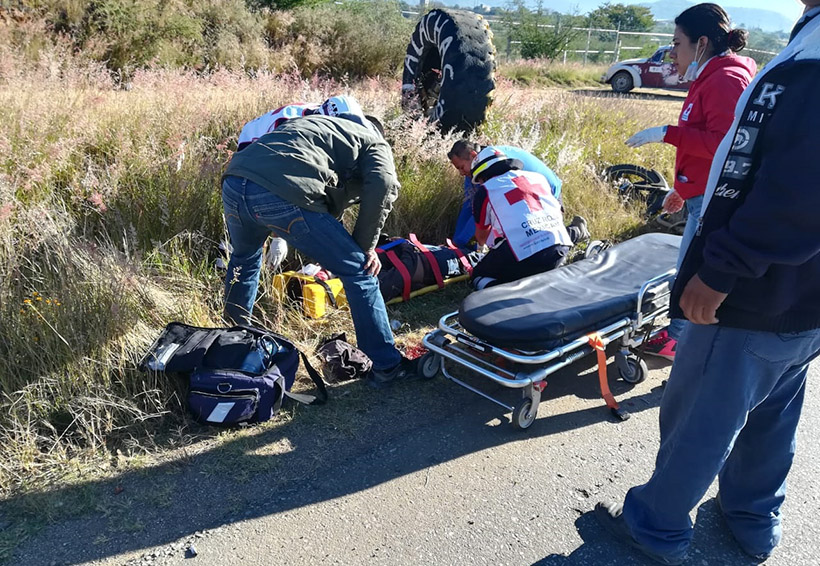 Accidente en motocicleta en Tlacochahuaya | El Imparcial de Oaxaca