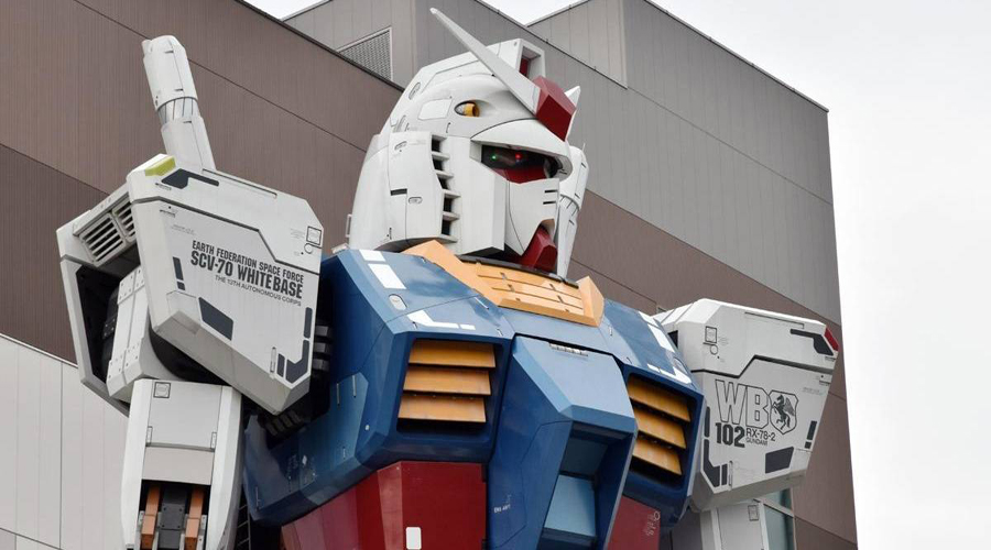 Japón tendrá un Gundam tamaño real que camine para el 2020