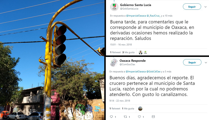 Autoridades omisas: semáforos descompuestos en zona conurbada de Oaxaca | El Imparcial de Oaxaca