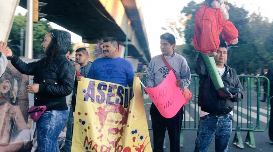 Se manifiestan en San Lázaro contra visita de Nicolás Maduro | El Imparcial de Oaxaca