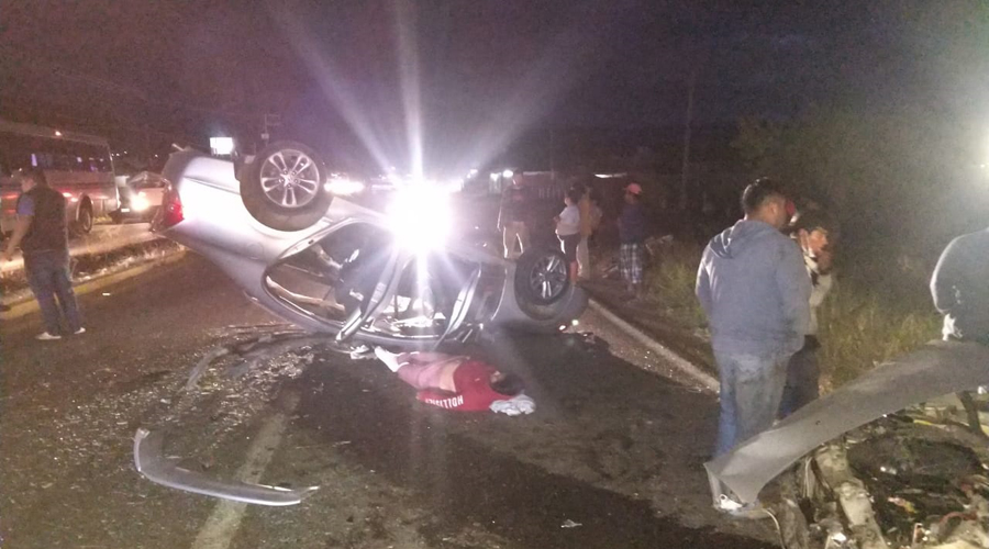Se lesionan cuatro personas en fuerte choque rumbo a Huayapam | El Imparcial de Oaxaca
