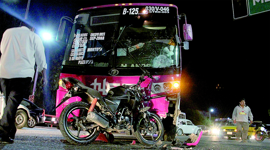 Muere motociclista tras sufrir accidente en el crucero del Tecnologico