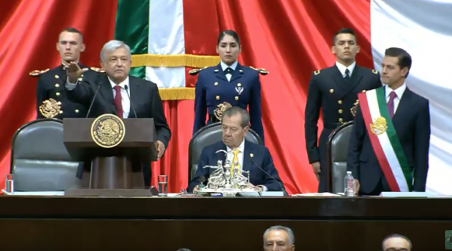 AMLO recibe Banda Presidencial y jura como Presidente de México | El Imparcial de Oaxaca