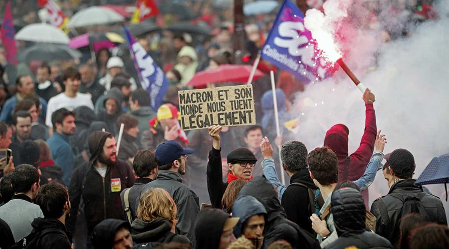 Francia vive protestas por encarecimiento; se suma al descontento sector educativo | El Imparcial de Oaxaca