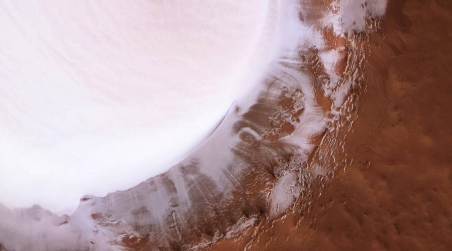 Captan un cráter de hielo ubicado en Marte | El Imparcial de Oaxaca