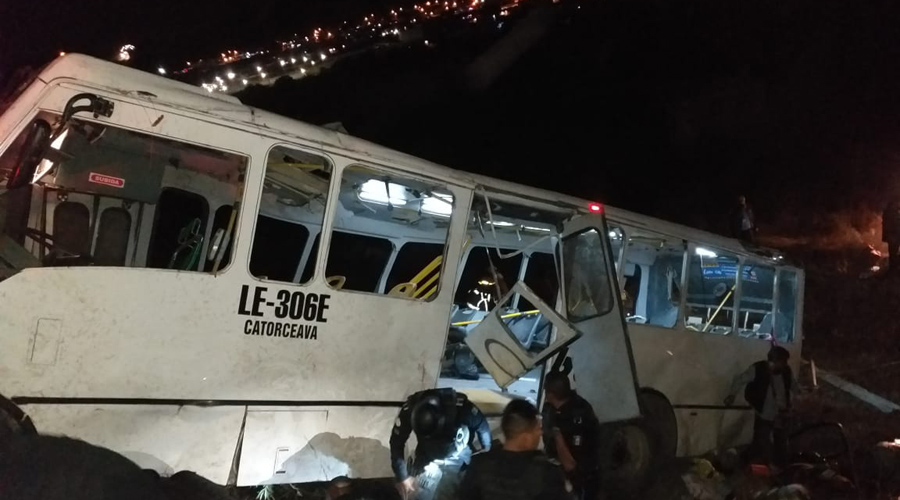 Volcadura de autobús en Guanajuato deja 9 muertos | El Imparcial de Oaxaca