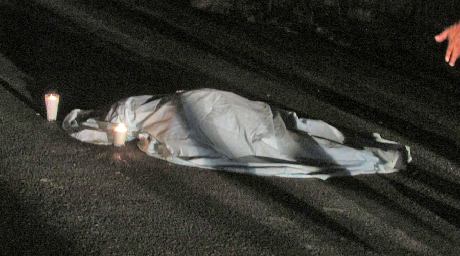 Muere hombre atropellado en la carretera federal 190