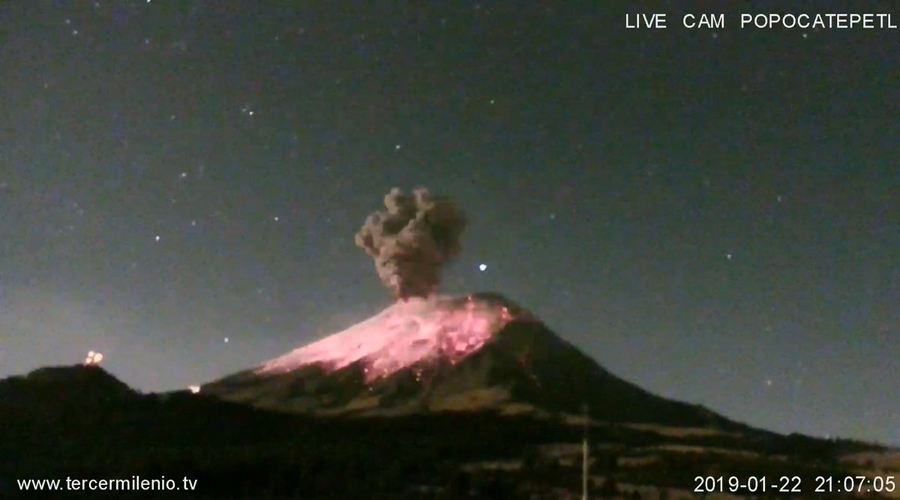 Se registra fuerte explosión en el volcán Popocatépetl | El Imparcial de Oaxaca