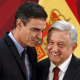 Presidente de España regala a López Obrador acta de nacimiento de su abuelo