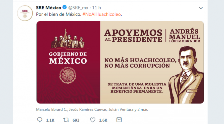 Cuentas de Twitter de gobierno piden apoyo para AMLO contra el huachicoleo; la Constitución lo prohíbe | El Imparcial de Oaxaca