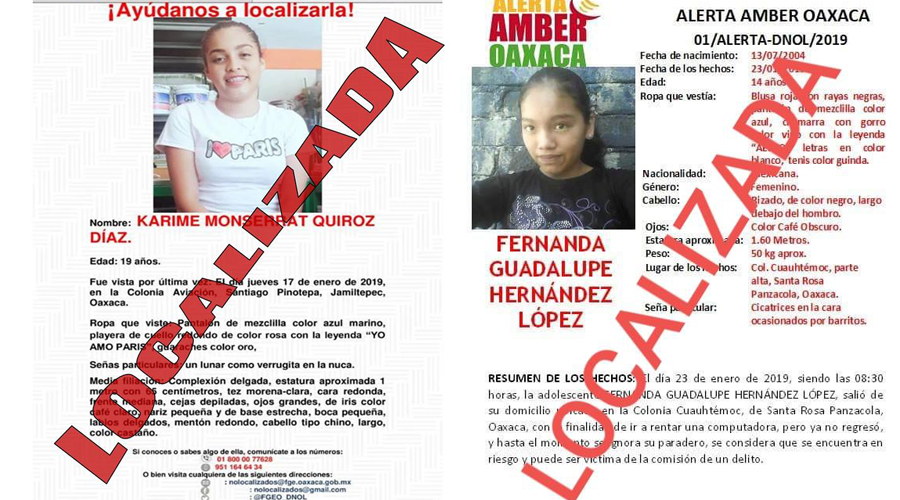 Localizan a dos mujeres desaparecidas en Oaxaca | El Imparcial de Oaxaca