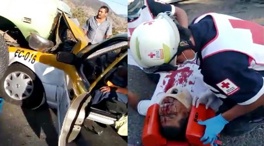 Accidente vial deja dos personas lesionadas en Huajuapan | El Imparcial de Oaxaca
