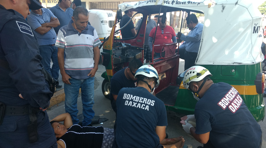 Auto y mototaxi chocan aparatosamente en Juchitán | El Imparcial de Oaxaca