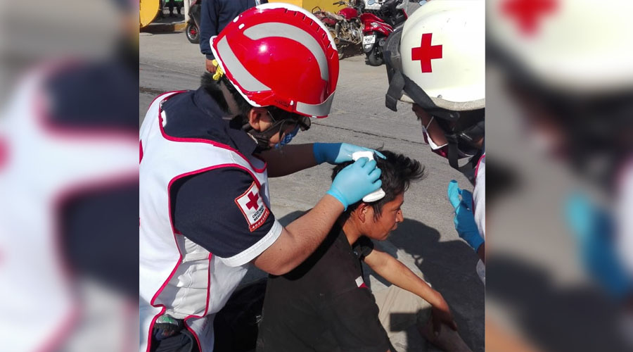 Hombre se golpea la cabeza tras caer en la Central de Abasto | El Imparcial de Oaxaca